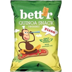 Bett'r Quinoa užkandžių pica, ekologiška, be glitimo ir veganiška, 12 x 50 g
