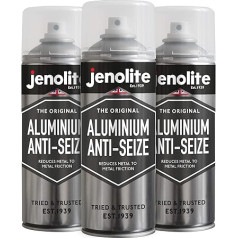 JENOLITE 3 x aliuminio tepimo priemonė nuo užsikimšimo - atspari aukštai temperatūrai, atspari vandeniui, patvari - 3 x 400 ml