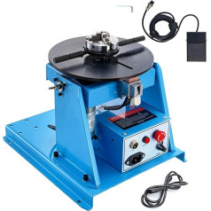 VEVOR suvirinimo sukamasis stalas 20W suvirinimo pozicionierius 1-12RPM manipuliatorius 10 kg (horizontalus) / 5 kg (vertikalus) sukamasis stalas 0-90° pasvirimo kampas K01-63 trijų žiaunų griebtuvas pjovimui, šlifavimui, montavimui