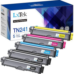 LxTek Purify TN-241 TN-245 suderinamas su Brother TN245 TN245 TN241 TN242 TN246 TN246 toneriu Brother MFC-9332CDW MFC-9142CDN HL-3142CW DCP-9022CDW DCP-9017CDW MFC-9140CDN HL-3152CDW HL-3140CW (5 pakuotės)