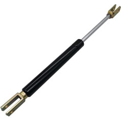 JINGERL 2 vnt. 18 x 8 strypų 120 mm eigos dujinė spyruoklė 320 mm atstumas tarp skylių centrų 50 N - 500 N / 5 kg - 50 kg spintos vyrių dujinė spyruoklė (spalva: 320-120-50N, dydis: E kronšteinas)
