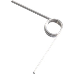 WyANDWA Torsionsfeder 10 Stück Drahtdurchmesser 1,0 mm Federstahl Torsionsfeder 7,7 mm Außendurchmesser, Länge 23 mm 90 Grad Torsionsfeder