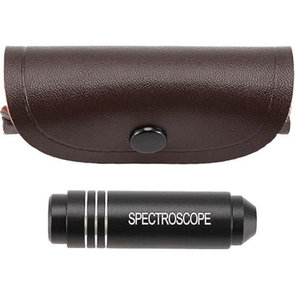 Kišeninis gemologinis spektroskopijos difrakcijos 18 mm skersmens vidutinio dydžio rankinis tiesioginio vaizdo brangakmenių tinklelio spektrometras mažas spektrinis identifikavimas Nefritas