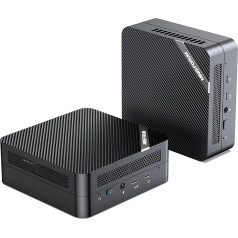 MINIS FORUM mini kompiuteris UM773 Lite, AMD Ryzen 7 7735HS, 8 branduoliai, keičiamo dažnio iki 4,75 GHz, 