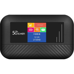 4G LTE WLAN WiFi maršrutizatoriaus signalo stiprintuvas | 3000 mAh | 1,44 colio spalvotas LCD ekranas | 150 Mbps | Iki 10 vartotojų | 3G/4G tinklo adapteris | Mobiliosios karštosios vietos MiFi modemas
