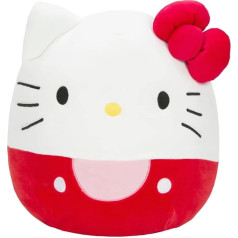 Squishmallows SQK1284 Red Kitty 30 cm oficialus Kelly Toys pliušinis itin minkštas pliušinis žaislas