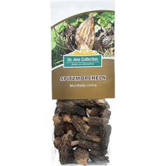 Dr. Ana Collection - Džiovintos juodųjų morelių galvutės (50 g) | be priedų - 100 % natūralus | iš Europos laukinių augalų kolekcijos | aukščiausios kokybės