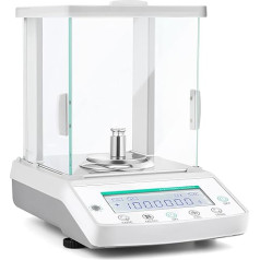 Bonvoisin 220 g, 0,1 mg Analitinės svarstyklės Precizinės laboratorinės svarstyklės 0,0001 g Skaitmeninės svarstyklės Laboratorinės elektroninės svarstyklės Analitinės svarstyklės Mokslinės svarstyklės LCD ekranas su priekiniu stiklu