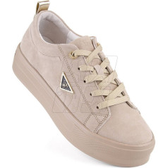 Odiniai zomšiniai platforminiai pusbačiai W PAW315C beige / 36