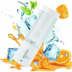 Nešiojamasis maišytuvas 450ml USB C tipo įkraunamas asmeninis maišytuvas Mini sulčiaspaudė su 6 ašmenimis