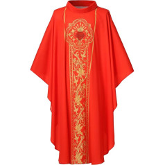 COSDREAMER Vyrai Moterys Kunigas Celebrant Chasuble Katalikų bažnyčia Tėvas Mišių liemenė Robe