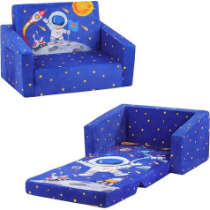 Decalsweet Astronautas Sulankstoma vaikiška sofa 