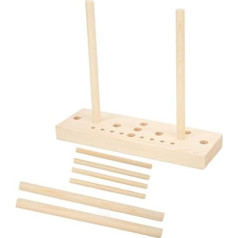 Lentų lankų gaminimo įrenginys, Schleifenmacher für Bänder aus Holz, Mehrere Größen Verstellbar, mit Holzbrettstäben für die Herstellung von Schleifen, DIY, Basteln, Partydekorationen