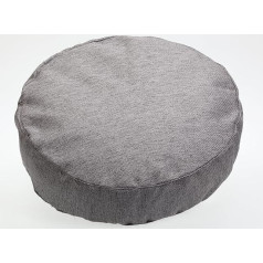 Sauermilch Lodge 1304601500186 Apvali grindų pagalvėlė Grey 60 x 15 cm
