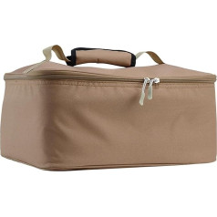 Uonguon Camping Stove Bag, Oxford Cloth Storage Carrier, lagaminas kempingo viryklei, viryklės saugykla, skirta organizuoti stovyklavimo įrangą, puikiai tinka lauko nuotykiams, pilka / 1 vnt., chaki spalvos, žr. aprašymą