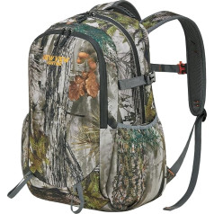 NAUJAS VIEW 30L Camo medžioklės krepšys vaikams ir paaugliams, maža lengva kuprinė vyrams su 11 kišenių, neperšlampama kuprinė berniukams ir mergaitėms, paukščių stebėjimui, kelionėms, žygiams, stovyklavimui, kamufliažui