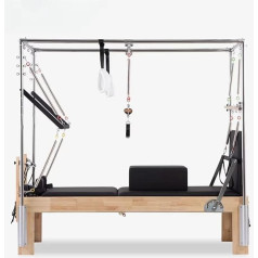 DGOINGPI Pilates Reformer Pilates Reformer 3-in-1 įranga Langable Bench Pilates šeimos fitnesas daugeliui progų Pilvo pratybų lenta