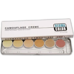 Kryolan Dermacolor kamufliažinė paletė 6 spalvų asorti S