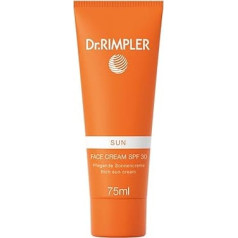 Dr. Rimpler kremas nuo saulės SPF 30 I veidui ir kaklui I Lengvas losjonas nuo saulės su maitinamuoju vitaminu B ir E, draugiškas odai, 75 ml, SPF 30