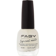 FABY matinis nagų lako viršutinis sluoksnis - 15ml/0,5oz