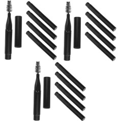 Baluue Pack of 18 Spiral Eyebrow Brush Eyebrow Contouring Cosmetic Brush Makeup Brush for Make Up Eyelashes Applicator Brush for Eyelashes Eyelash Brush Comb Nylon Black