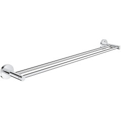 Grohe Start 41203000 Dvigubas vonios rankšluosčių laikiklis 600 mm Metalinis, įskaitant varžtus ir sieninius kištukus Chromas