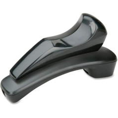 SKILCRAFT 7520-01-592-6295 Kampuotas plastikinis telefono ramentas, 6-1/2 x 2 x 2-1/2 colių aukščio, juodas Skilcraft