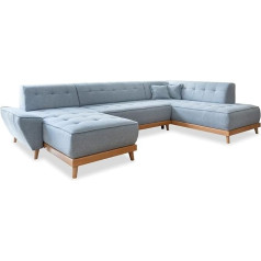 Miuform Kampinė sofa su miego funkcija ir lovos dėže, 