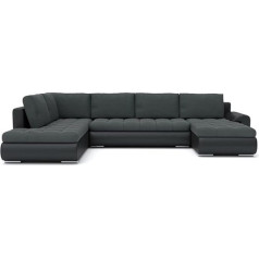 Generic Wohnlandschaft Tokio II su miego funkcija Geriausias gyvenamasis kraštovaizdis Kampinė sofa su lovos dėže HIT! (Jasmine 96 + Soft 11 Left)