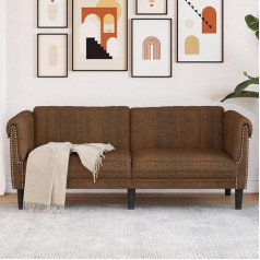 Ccciner Dvivietė rudo aksomo sofa,Jauki dvivietė aksominė sofa, užtikrinanti komfortą ir stilių svetainėje Sofos ir sofos