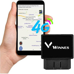 Winnes GPS Tracker 4G TK816 OBD2 GPS Tracker Realaus laiko geofencinis mobilusis signalas vagystės signalas automobiliams, transporto priemonėms, sunkvežimiams, tiesioginis sekimas visame pasaulyje, nemokama programėlė, nereikalinga prenumerata