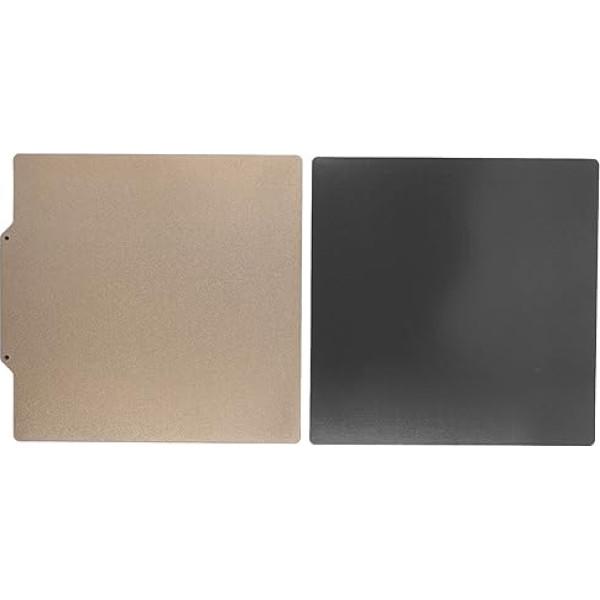 PEI lakštas, magnetinis, lankstus, šildomas lovys, PEI spyruoklinis plienas, 350 x 350 mm, atspausdintas iš abiejų pusių, geras sukibimas, PEO raštas, atspausdintas su PLA, TPU ir PETG, skirtas ir kt.