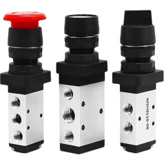 Mechaninis vožtuvas M5B110-06 M5CM5D M5R M5L M5Y M5PP Pneumatinis rankinis jungiklis M5PF210-08 (spalva: M5D, dydis: 110-06)