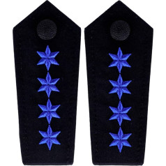 RescPol antsiuvai 4 žvaigždutės mėlyna, juoda/mėlyna