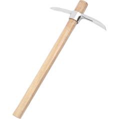 Ausgrabung mit Schnabel, Doppelhacke aus Edelstahl | Gartenhacke mit Holzgriff, Mattock Gartenhacke mit 2-in-1-Design, Gartenhacke, Handhacke für Gärtner