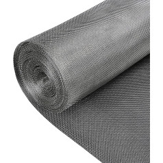 COYOUCO 304 Edelstahlgewebe, 250-400Mesh 1X1m Metallgittersieb, gewebtes feines Drahtgeflecht für Filtergewebe, Filtertuch und DIY-Projekt,350Mesh*0.035mm