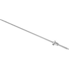 SFU1204 700 mm valcuotas rutulinis varžtas su sriegine veržle be galo be šoninių atramų