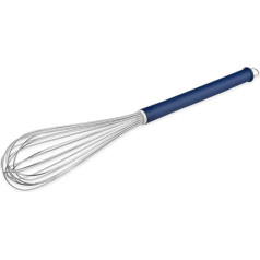 Thermohauser Plaktuvas (nerūdijantis plienas) 50 cm ilgio mėlyna plastikinė rankena ir pakaba su 16 kilpų