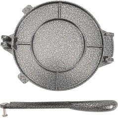 Tešlos presas, ketaus tortilijos presas, rankinis miltų tortilijos spaudos įrankis, taupantis darbo jėgą su ergonomiška rankena, daugiafunkcinis tortilijos gamintojas, pastos presas