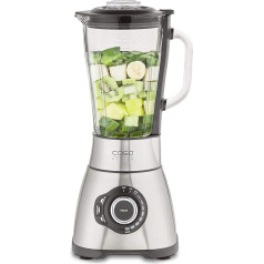 CASO B 1800 PowerBlender, stovintis maišytuvas, testo nugalėtojas, skirtas pieno kokteiliams, kūdikių košėms ir kt., 1800 W variklis, didelis maišymo indas (1,75 l), nerūdijančio plieno korpusas