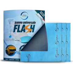 CLEAN&WIPE 3 FLASH CLEANING CLOTHS: unikalūs, originalūs ir greiti dvipusiai lavos šlifavimo, poliravimo ir džiovinimo įrankiai.Daugiafunkciniai, idealiai tinka visiems paviršiams.