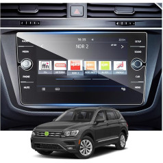 RUIYA 8 colių VW Tiguan 2 MK2 GTE Allspace 2017-2023 navigacijos ekrano apsauga Suderinama su VW Tiguan 2 GPS ekrano apsauga 9H atspari įbrėžimams ir pirštų atspaudams Tiguan 2 apsauginė plėvelė Automobilis