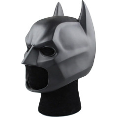 SINSEN Suaugusiųjų šikšnosparnio kaukė vyrams Superherojus Bruce Wayne Pilna kaukė riteris Cosplay kostiumas rekvizitas Helovino vakarėlis Tamsus