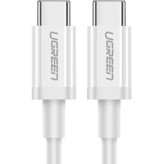 Kabelis USB-C - USB-C PD QC AFC 1,5 m - baltas