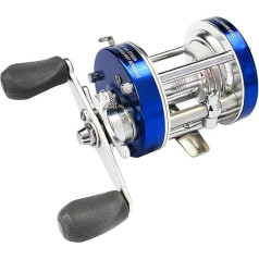 Angelrollen Ganzmetall Superstarke TrommelTrolling Angelrolle Salzwasser Doppelbremsrad Gussspule Maximale Zugkraft 20Kg Karpfenrolle (Spalva : 4000, Dydis : kairė ranka)