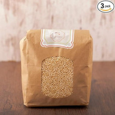 süssundclever.de® Ekologiška kvinojos kruopų košė | 900 g (3 x 300 g) | Aukščiausia kokybė: aukštos kokybės natūralus produktas | Be plastiko, kompostuojamoje, ekologiškai tvarioje ekologiškoje pakuotėje