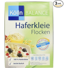 Kölln Balance avižų sėlenų dribsniai 3 x 250 g