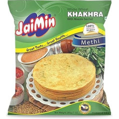 Jaimin Methi Khakhra - 200 g (4 vnt.).