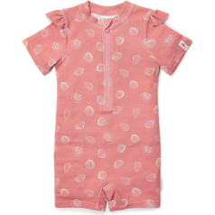 Little Dutch CL25038218 Plaukimo kostiumas su raukinukais trumpomis rankovėmis Ocean Treasures Pink Dydis 74 - 80 cm, Ocean Treasures Pink, 74 - 80