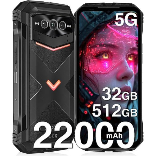 DOOGEE V40 lauko mobilusis telefonas